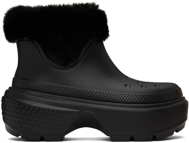Photo: Crocs Black Stomp Boots