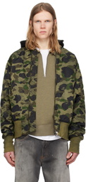 BAPE Green 1st Camo MA-1 Bomber Jacket