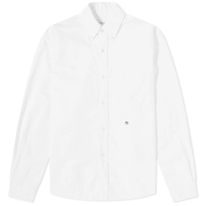 Photo: Nanamica Men's Button Down Wind Shirt in White
