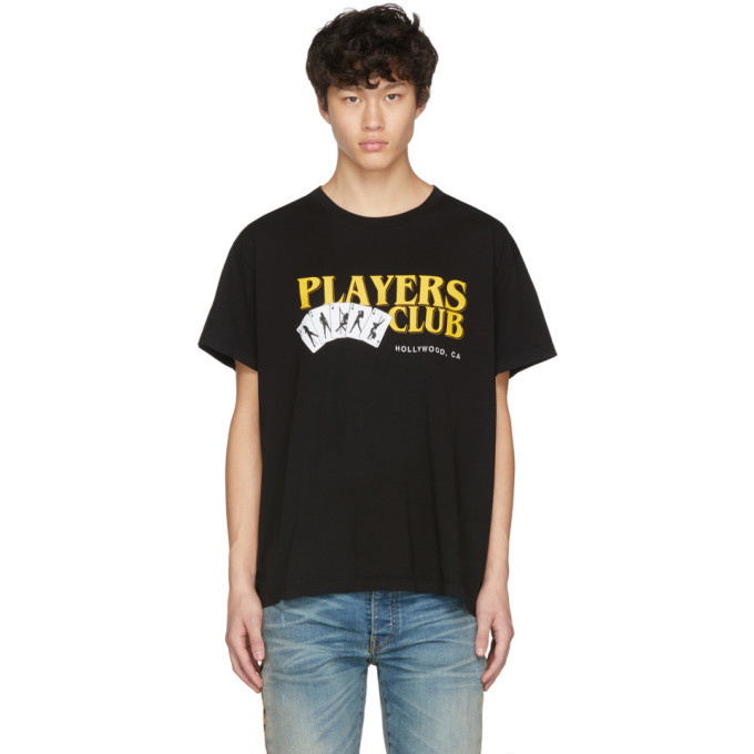 Photo: Amiri Black Players Club T-Shirt