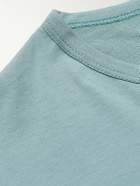 Sunspel - Slim-Fit Supima Cotton-Jersey T-Shirt - Blue