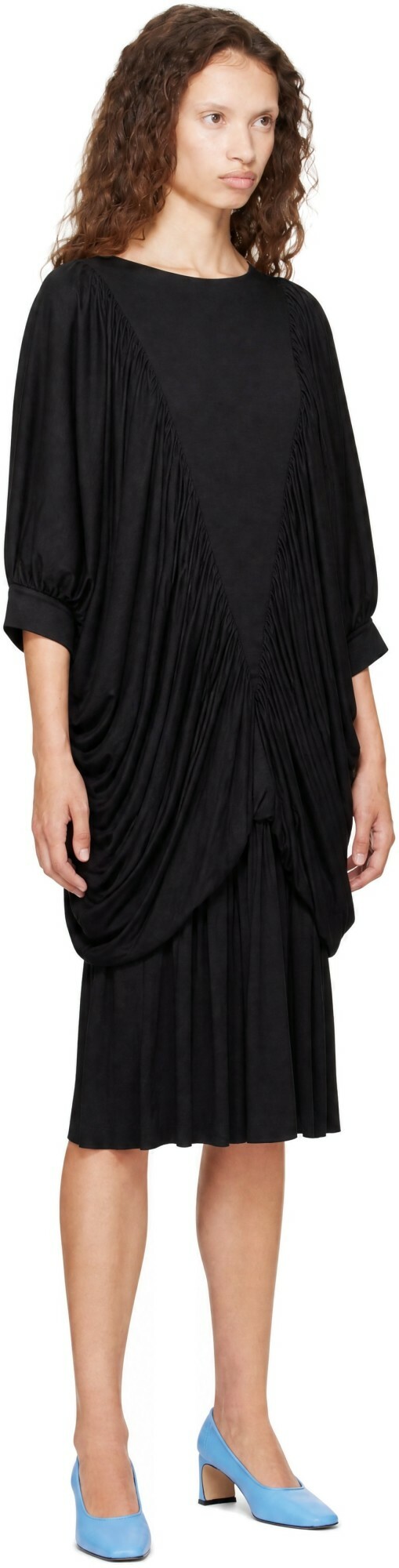 Nicklas Skovgaard Black Alisette Midi Dress