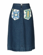 Dolce & gabbana Womens Denim skirt in Blue