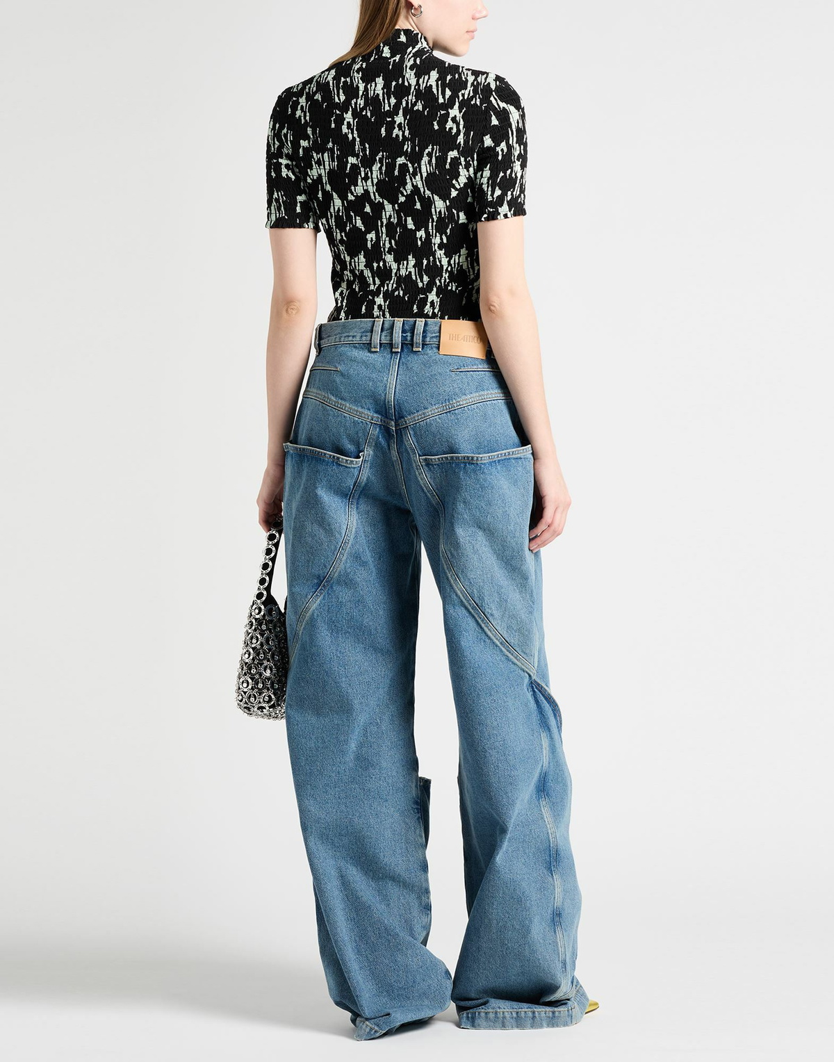 The Attico Womens Jeans in Blue