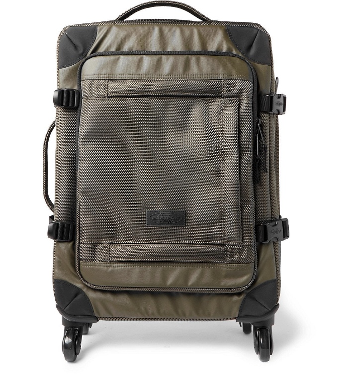 Photo: EASTPAK - Trans4 Coated-Canvas Carry-On Suitcase - Green