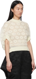 Tricot Comme des Garçons Off-White Wool Sweater