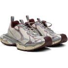 Balenciaga Silver & Beige 3XL Nylon Sneakers