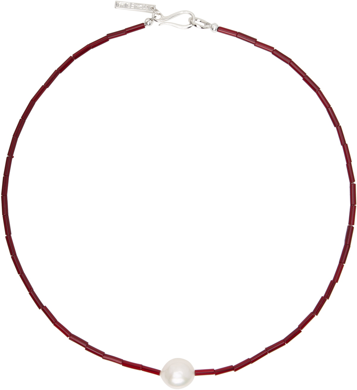 Sophie Buhai Emilie sterling silver choker with freshwater pearl