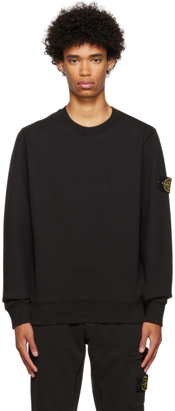 Photo: Stone Island Black Patch Sweatshirt