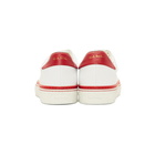 Paul Smith White and Red Basso Sneakers