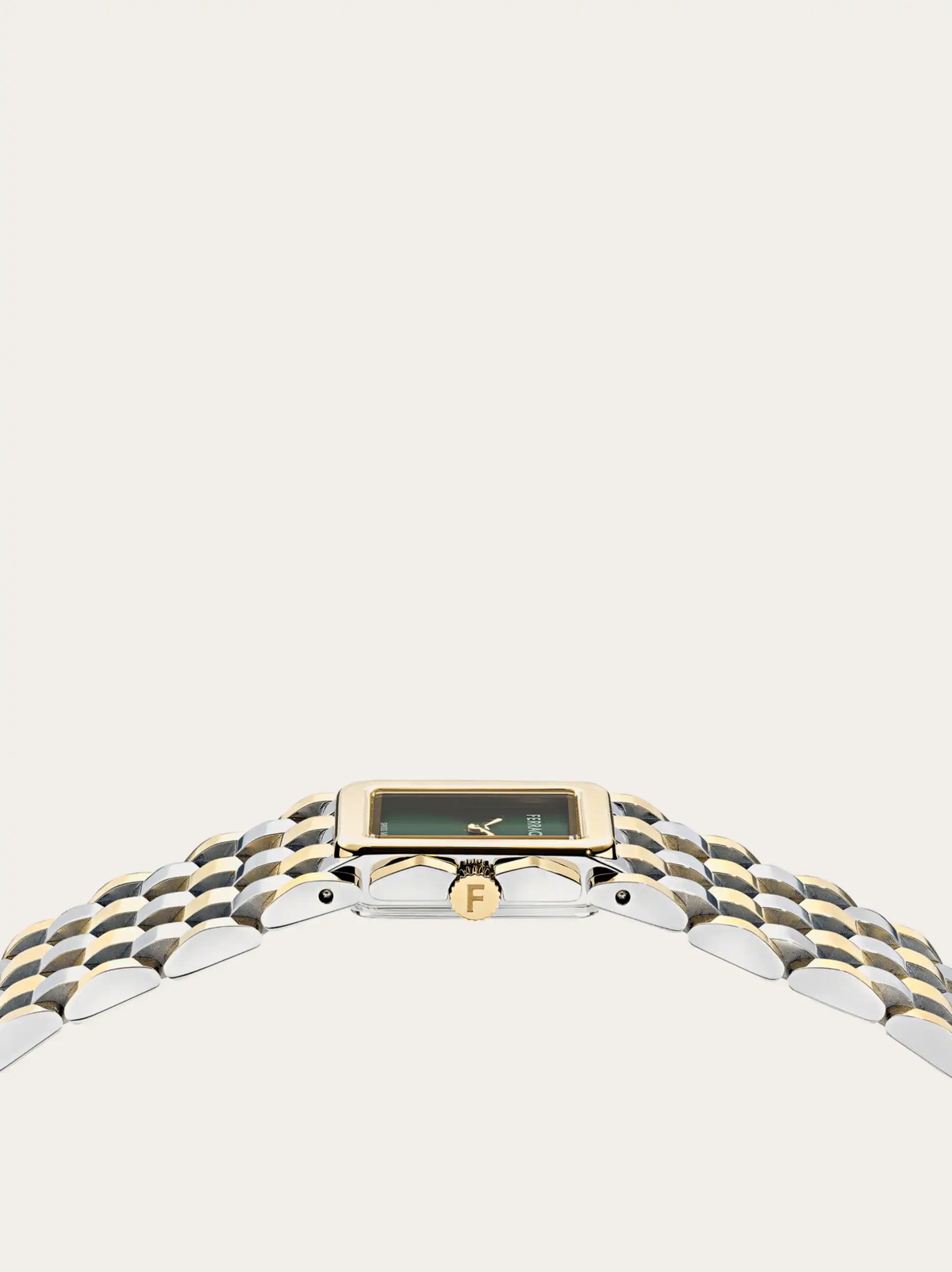 Ferragamo Womens Ferragamo Entrelacé watch in Gold