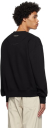 Andersson Bell Black Embroidered Sweatshirt