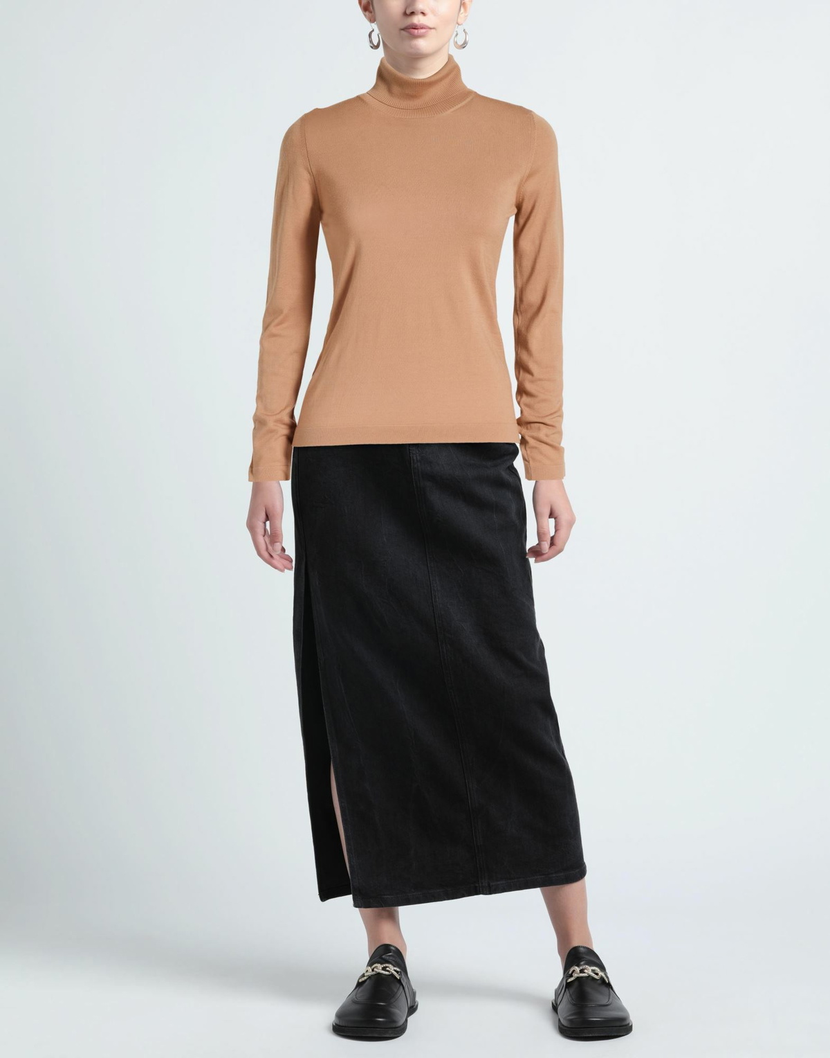 Goes Botanical Womens Turtleneck Blush