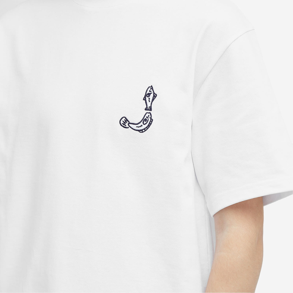 Jacquemus Men's Mervo T-Shirt in White Jacquemus