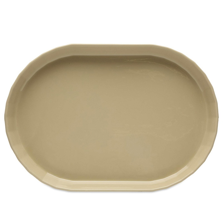 Photo: The Conran Shop Fade Oval Platter 32.6cm in Oatmeal 