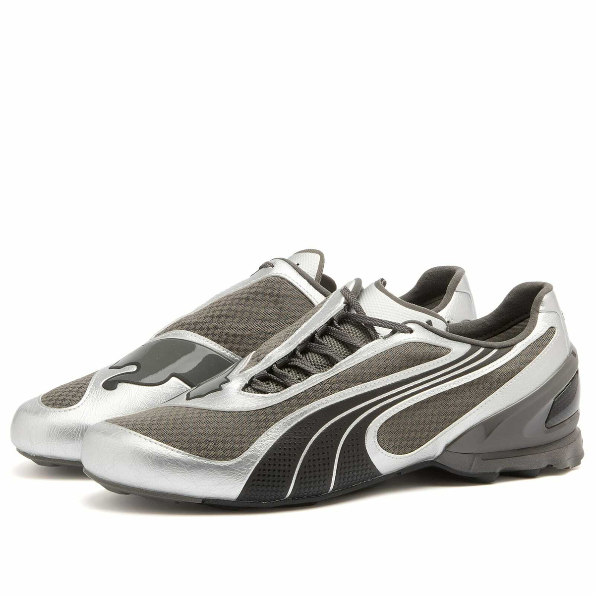 Puma V1.25 Metallic Sneaker in Shadow Gray/Black