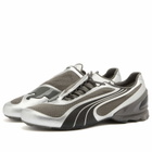 Puma V1.25 Metallic Sneaker in Shadow Gray/Black