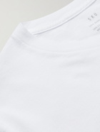 SAVE KHAKI UNITED - Supima Cotton-Jersey T-Shirt - White - L