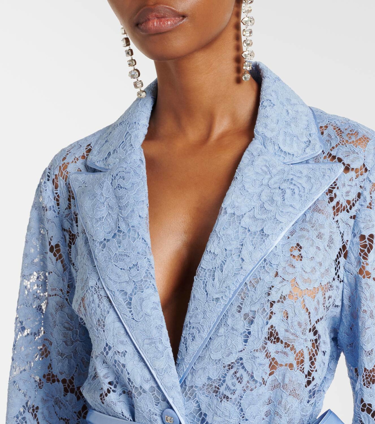 Dolce&Gabbana Belted lace jacket Dolce & Gabbana