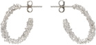 Veneda Carter Silver Small Open Hoop Earrings