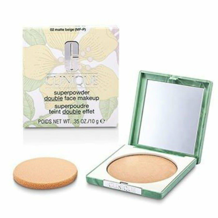 Photo: Clinique / Super Powder Double Face Makeup 02 Matte Beige .35 oz