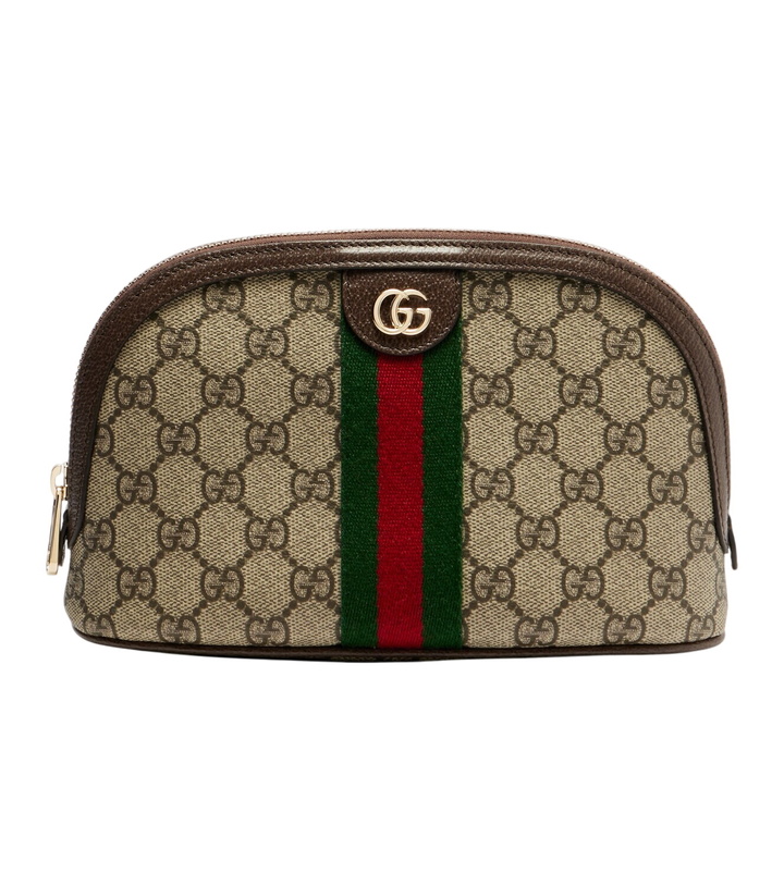 Photo: Gucci Ophidia Small leather-trimmed makeup bag