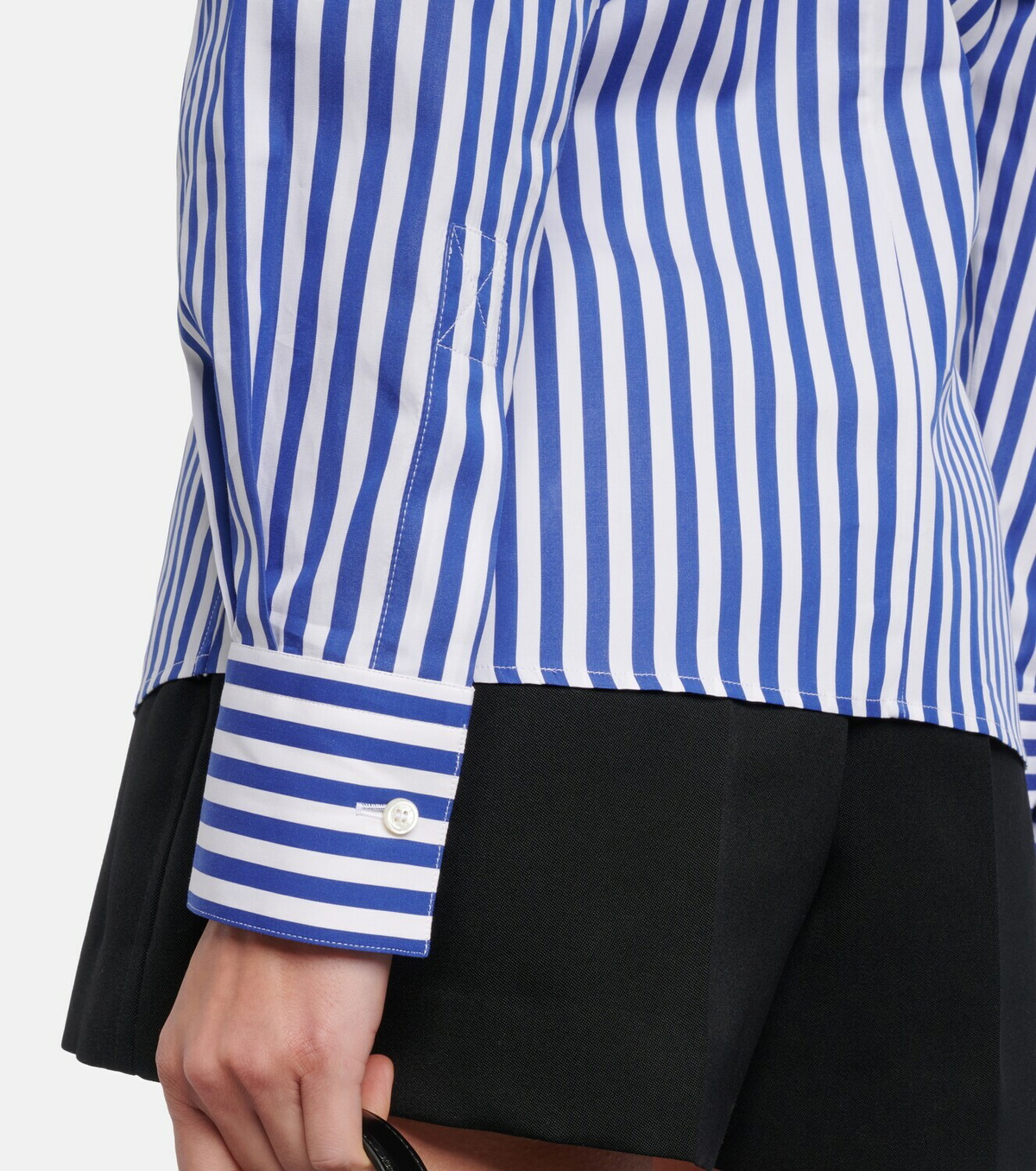 Givenchy Striped cotton poplin blouse
