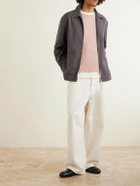 Jil Sander - Twill Zip-Up Overshirt - Gray