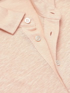 Loro Piana - Linen Polo Shirt - Orange