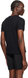 Courrèges Black Semi-Sheer T-Shirt