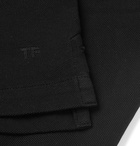 TOM FORD - Slim-Fit Cotton-Piqué Polo Shirt - Black