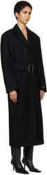 MISBHV Black Stockholm Wool Coat