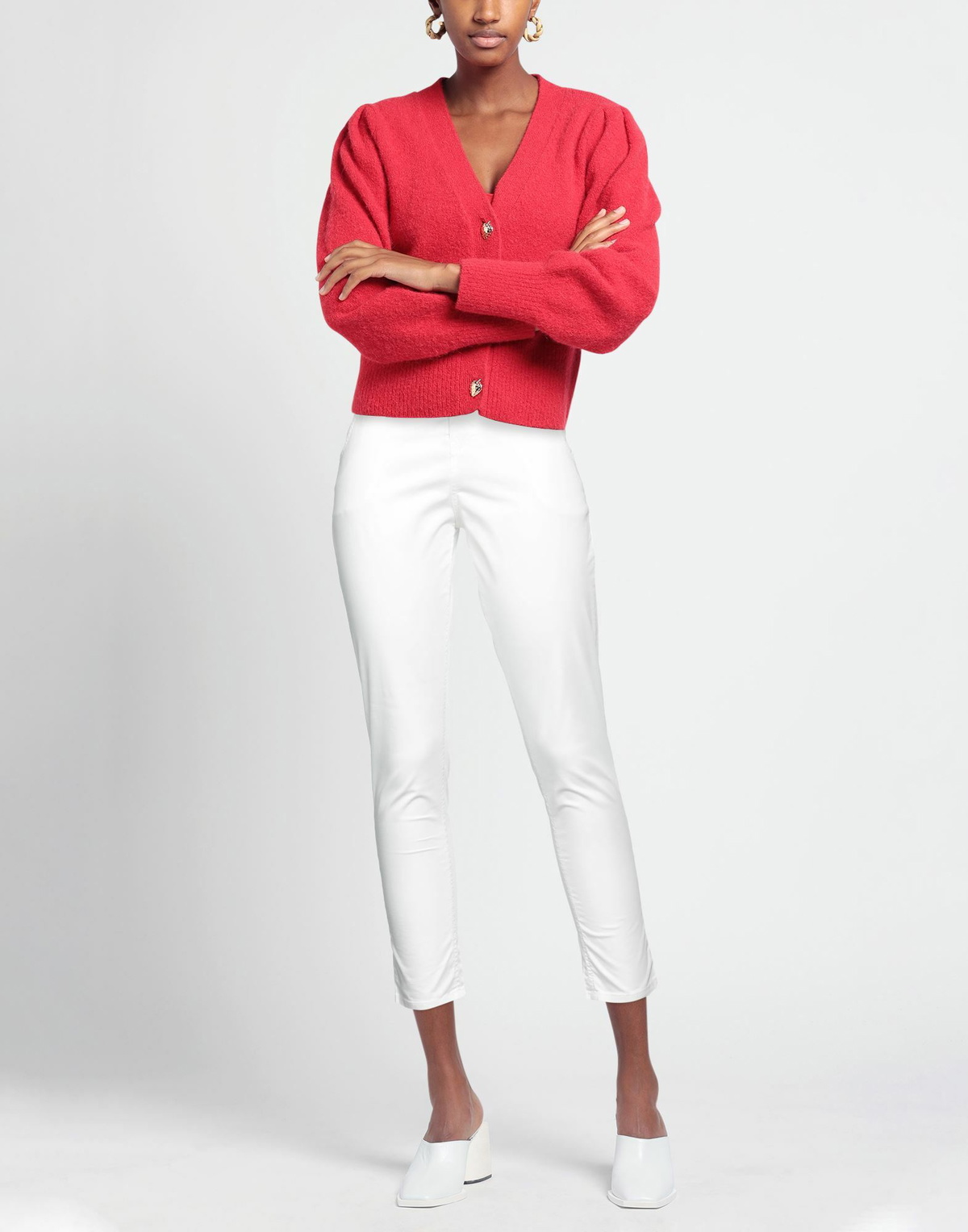 Manila Grace Womens Pants in White