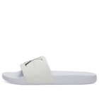 Calvin Klein Women's Monogram Slider in Bright White/Black
