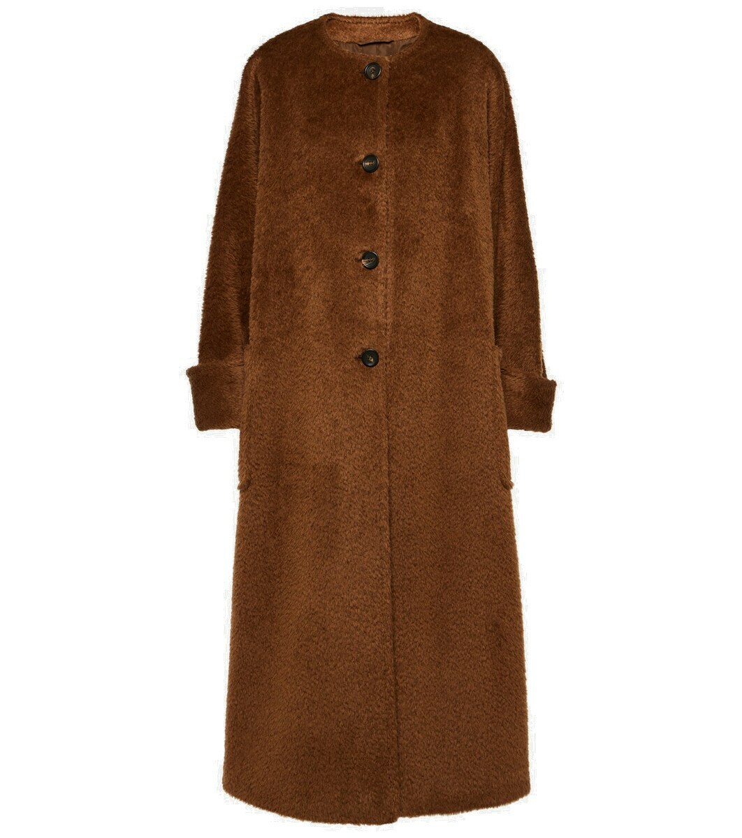 Max Mara Hudson oversized alpaca and wool coat Max Mara