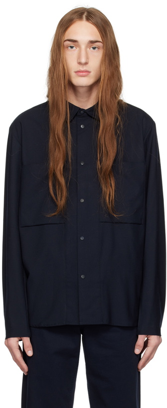Photo: NORSE PROJECTS Navy Jens Shirt