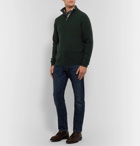 James Purdey & Sons - Hammersmith Cable-Knit Cashmere Half-Zip Sweater - Green