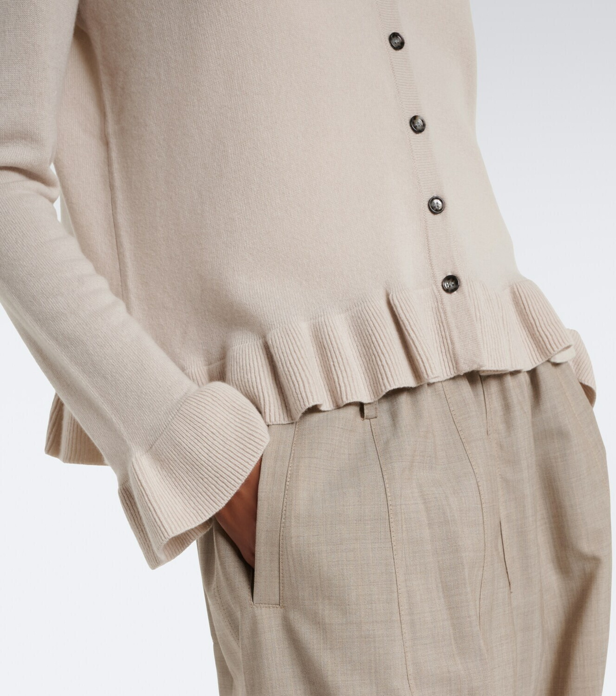 Jardin des Orangers Wool and cashmere cardigan
