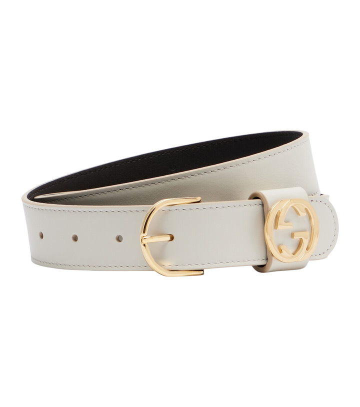 Photo: Gucci Interlocking G leather belt