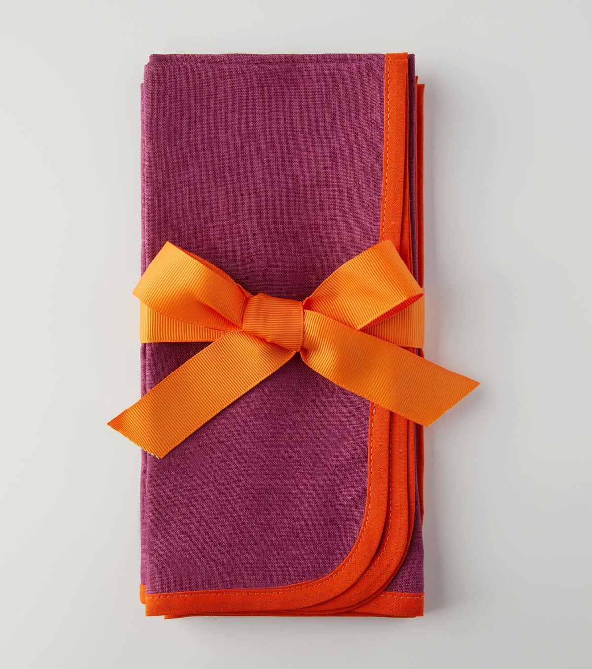 La DoubleJ Rainbow Raspberry Large set of 2 napkins