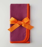 La DoubleJ Rainbow Raspberry Large set of 2 napkins