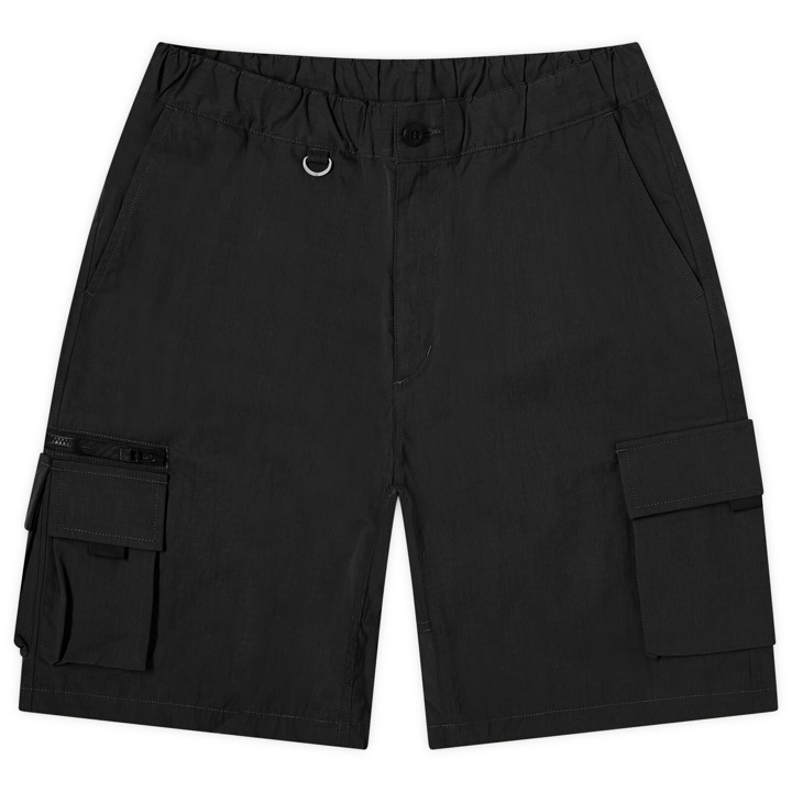 Photo: Uniform Experiment Men's Field Cargo Shorts in Black