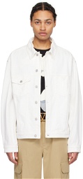 Valentino Off-White Hardware Denim Jacket
