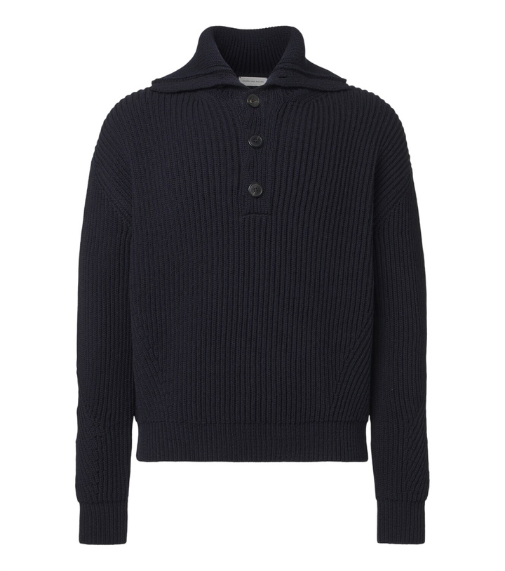 Photo: Dries Van Noten Ribbed-knit wool sweater
