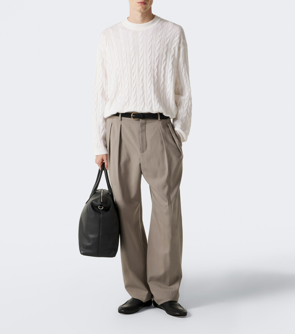 Lisa Yang Oskar cable-knit cashmere sweater