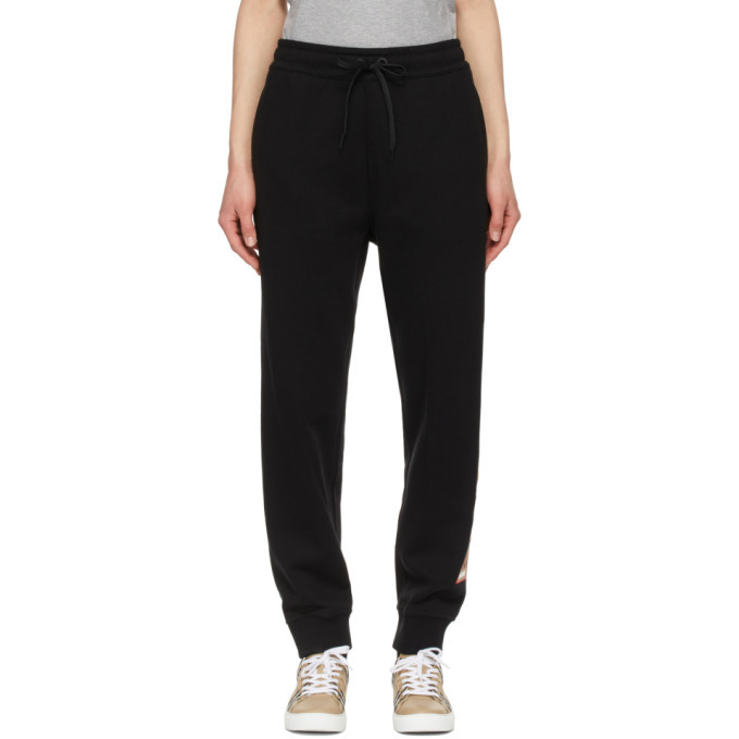 Burberry Black Logo Lounge Pants Burberry