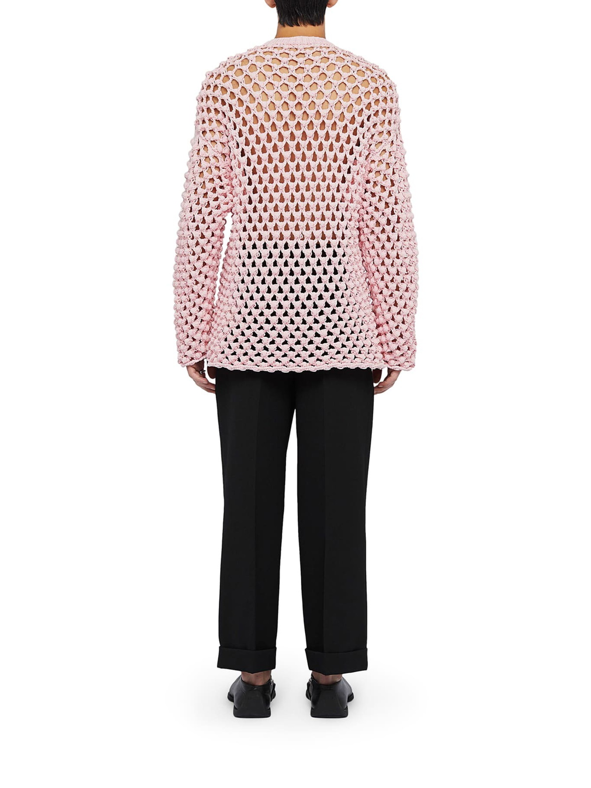 【送料&関税込】Jil Sander Crew Neck Crochet Sweater Jil Sander Crew Neck Crochet Sweater Jil Sander