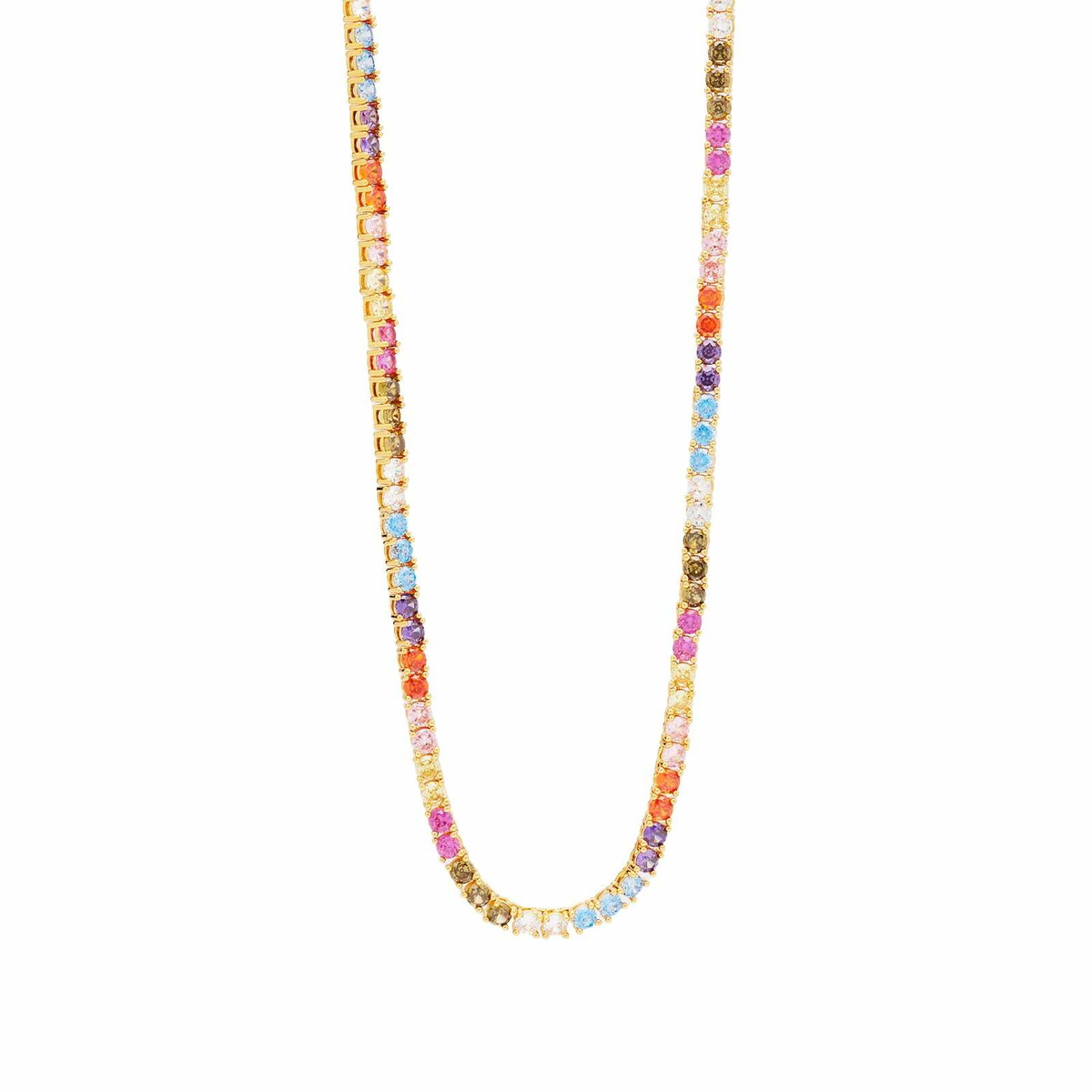 Crystal Haze Women's Serena Necklace in Rainbow 