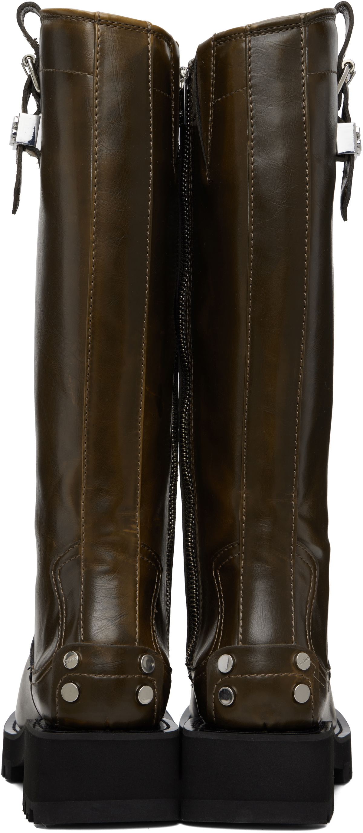 GANNI Brown High Boots