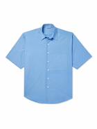 Auralee - Cotton-Poplin Shirt - Blue